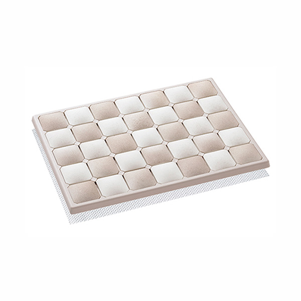 【数量限定】kkarari珪藻土フィットタイルバスマットSサイズ ベージュ