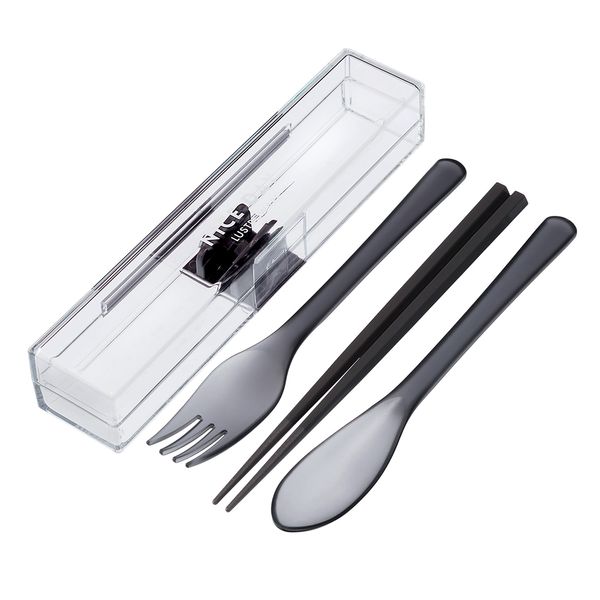 とっても強いケースりトリオ18cm箸付 ＧＹ