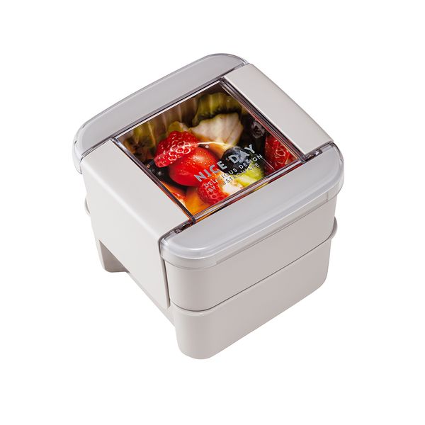 イージーケアランチボックススクエア２段 GB