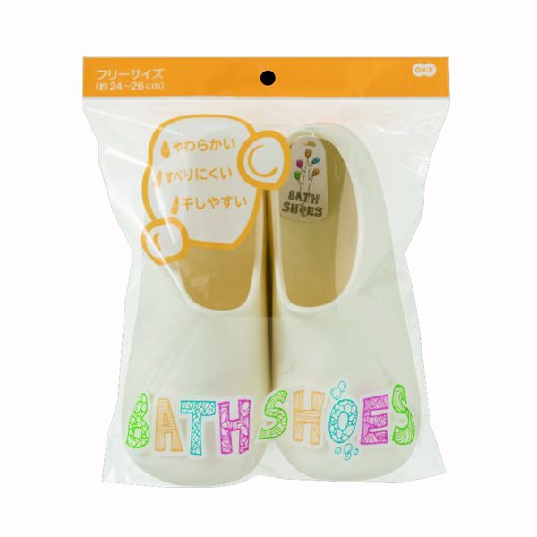 【T】バスシューズ　アイボリー