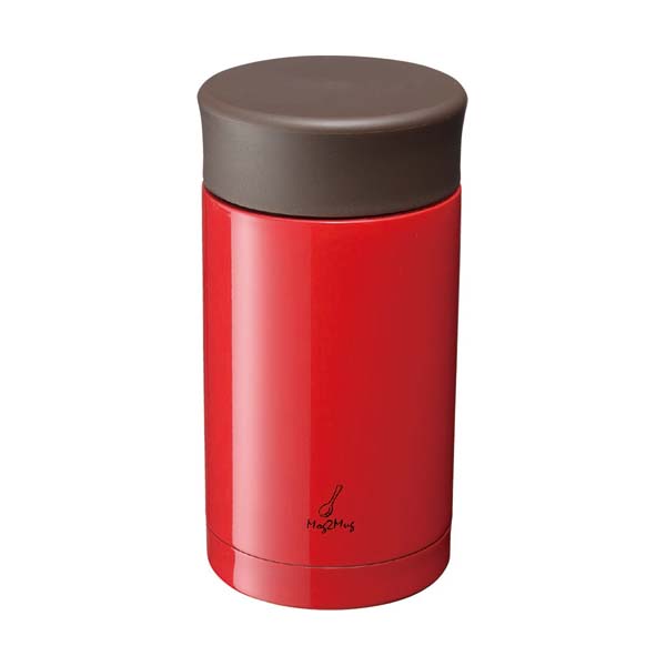 【販売終了】モグモグスープマグ250ml レッド