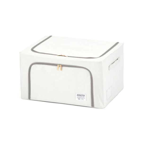 【T】積み重ねできるストレージボックス88L ホワイト