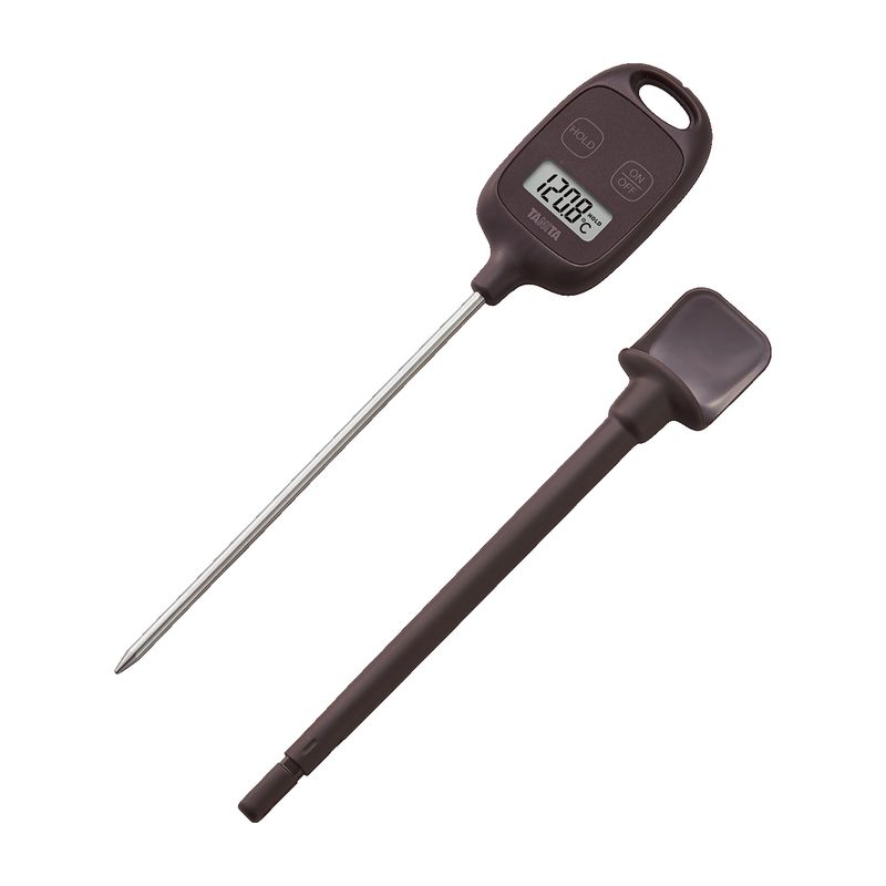 デジタル温度計 ブラウン