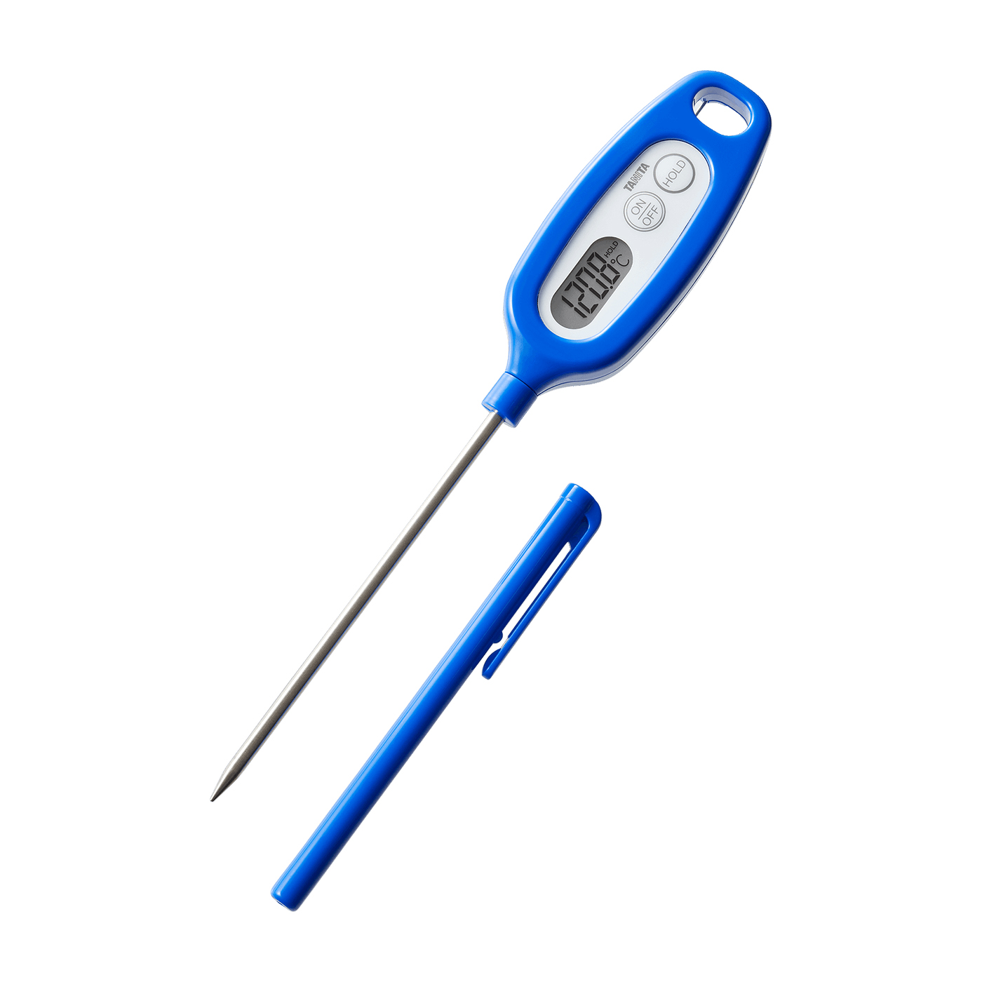 デジタル温度計 ブルー