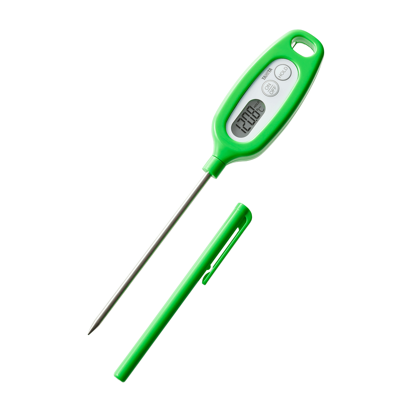 デジタル温度計 グリーン