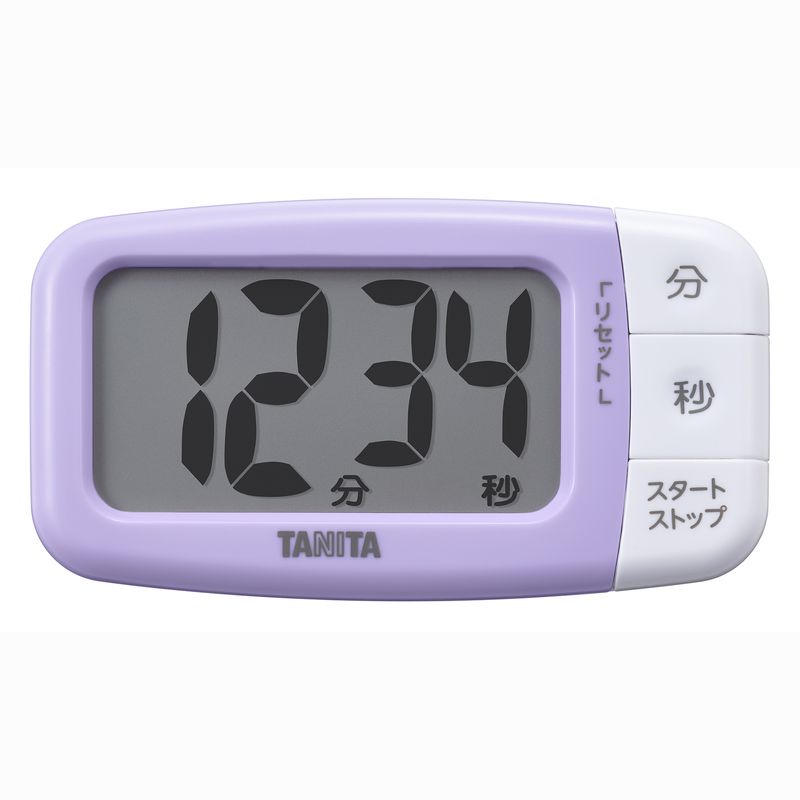 抗菌でか見えタイマー　ブルーベリーパープル