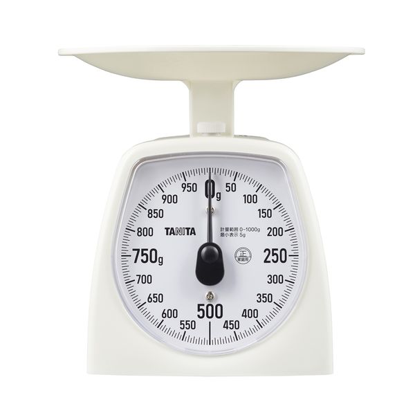 【T】アナログクッキングスケール 1kg  ホワイト