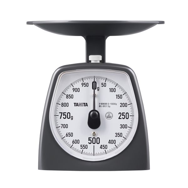 アナログクッキングスケール 1kg  ダークグレー