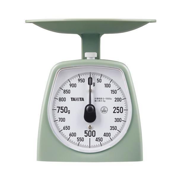 アナログクッキングスケール 1kg  セージグリーン