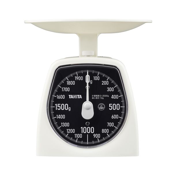 アナログクッキングスケール 2kg  ホワイト