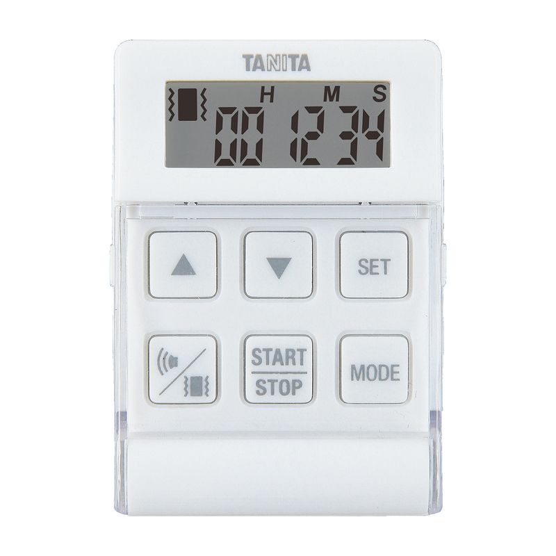 バイブレーションタイマー24時間計クイック　ホワイト