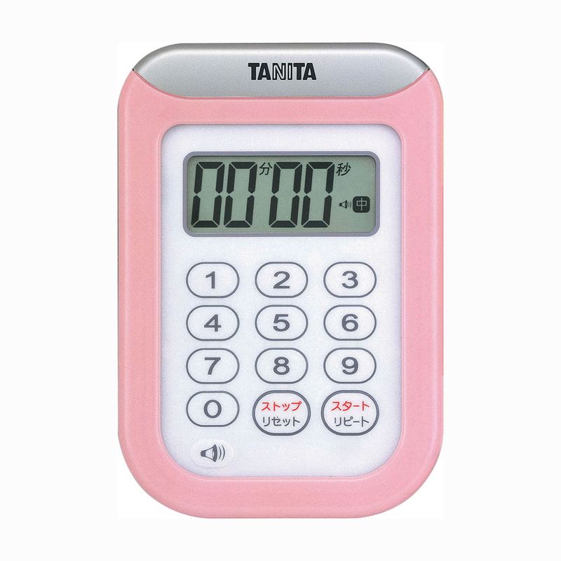 丸洗いタイマー100分計 ピンク