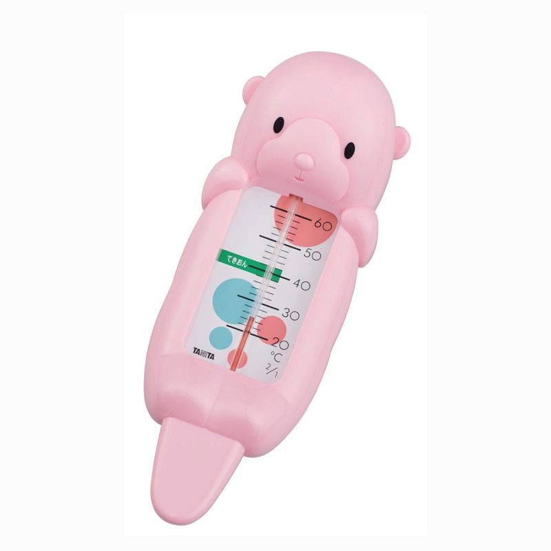 湯温計　ラッコちゃん　ピンク