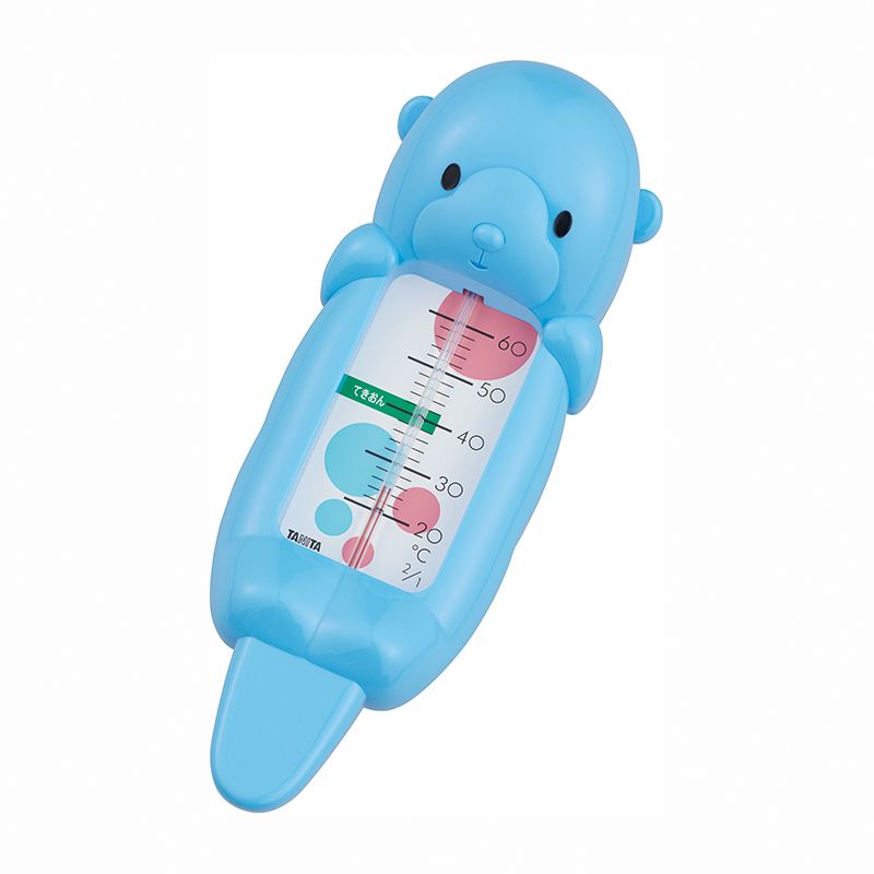 湯温計　ラッコちゃん　ブルー