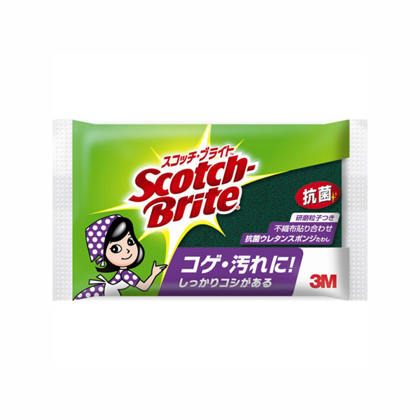 【数量限定】スコッチ・ブライト 抗菌ウレタンスポンジたわし　※表示在庫数で販売終了となります。