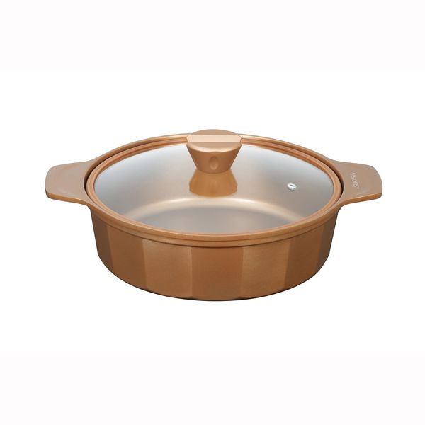 VISIONS GOLD Coating IH対応卓上鍋26cm