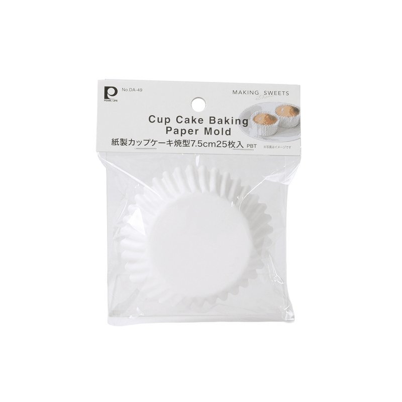 メイキングスイーツ 紙製カップケーキ焼型7.5cm(25枚入)PBT