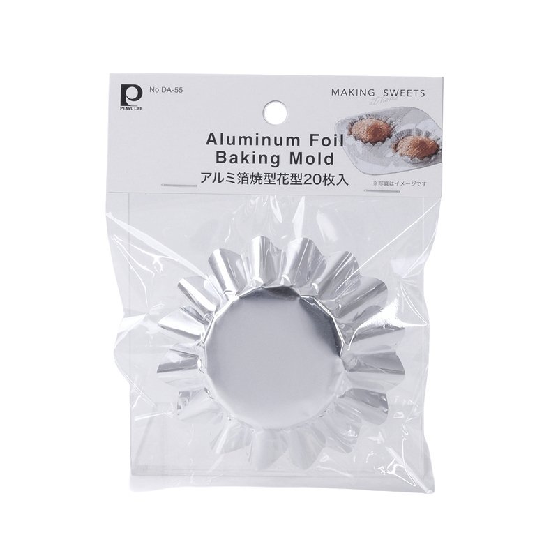 メイキングスイーツ アルミ箔焼型花型(20枚入)
