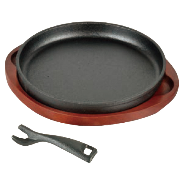 【T】スプラウト 鉄鋳物製ステーキ皿丸型20cm