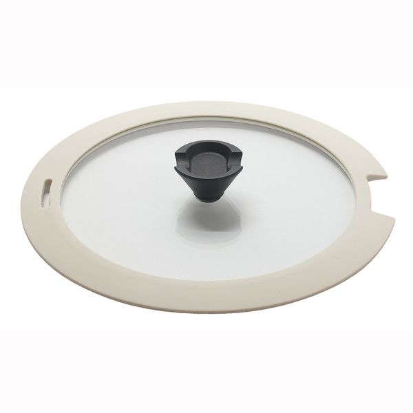 トルティーノ シリコーン縁巻ガラス蓋24cm用