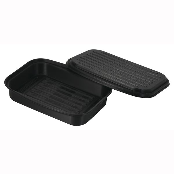 バーニスタ 鉄製蓋付グリルプレート25×18cm