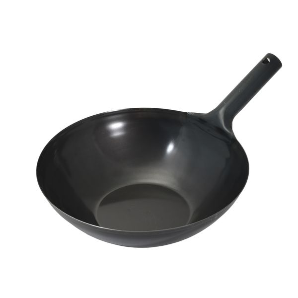 鉄製IH対応底平北京鍋33cm