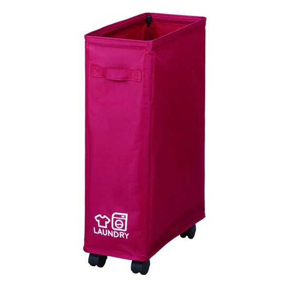 ランドリーバスケット34L レッド
