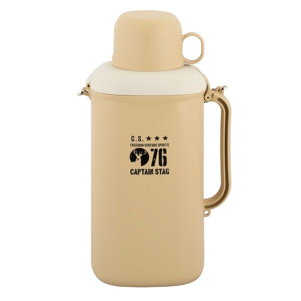 ペットボトル用クーラー2L用（保冷剤付）ベージュ