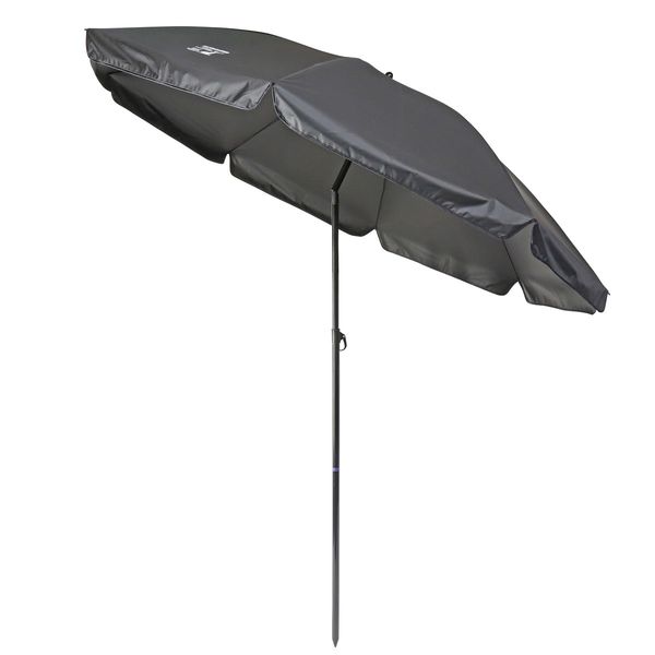 CSブラックラベル UVカットパラソル200cm　ブラック ※メーカー欠品　5月中旬入荷予定