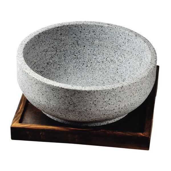 【T】韓国式石焼きビビンバ鍋18cm（置台付）