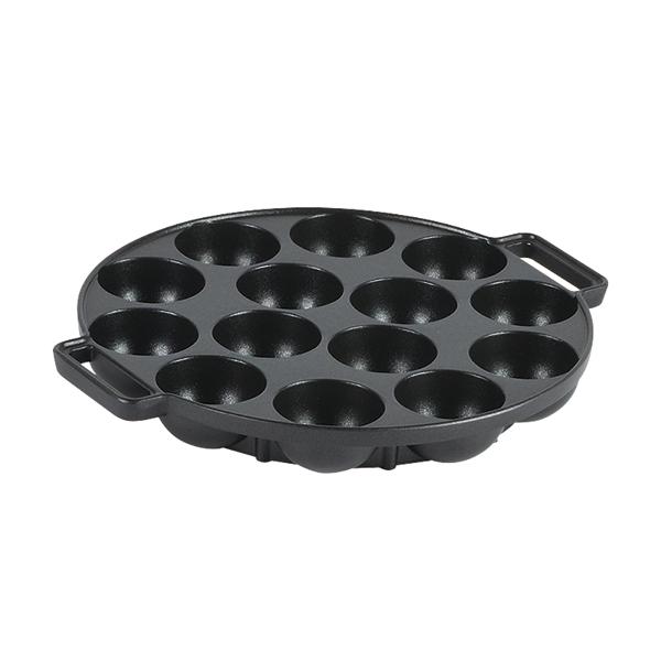 【T】おやつDEっSEⅡ ふっ素加工たこ焼器14穴