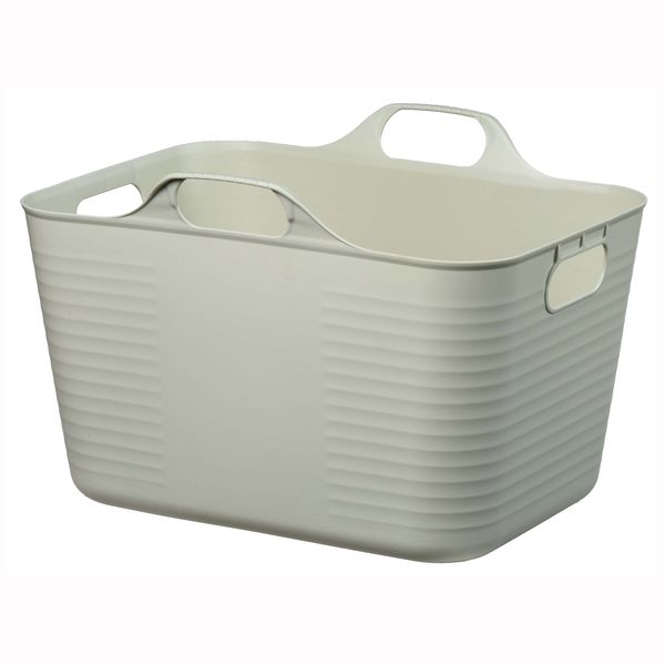 やわらかバスケット角　 Ｍサイズ　ライトグリーン