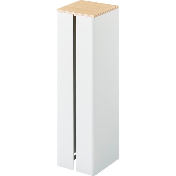 【在庫限定】tower 石こうボード壁対応隠せるトイレットペーパーホルダー タワー ホワイト