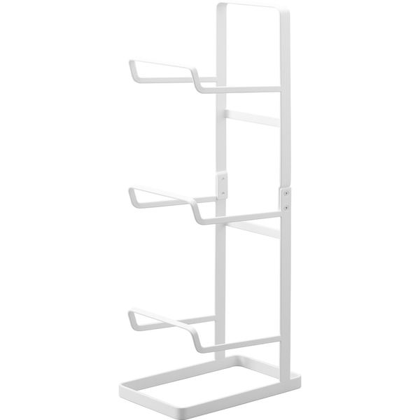 【在庫限定】tower フィットネスグッズ収納ラック タワー ホワイト