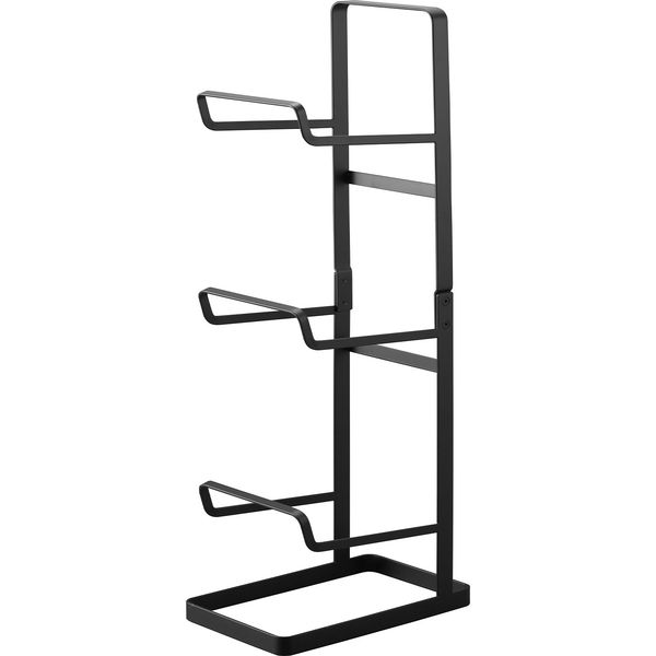 【在庫限定】tower フィットネスグッズ収納ラック タワー ブラック