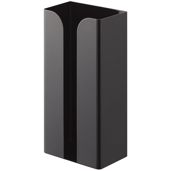 tower マグネットポリ袋＆キッチンペーパーホルダー タワー ブラック