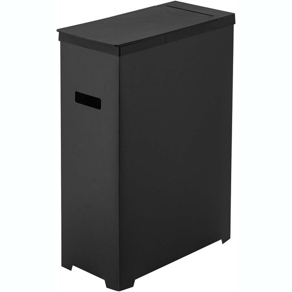 tower スリム蓋付きゴミ箱 タワー ２個組 ブラック
