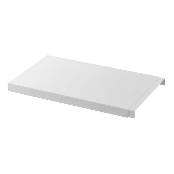 Ｐlate 伸縮　つっぱり棒用棚板　プレート　Ｌ　ホワイト