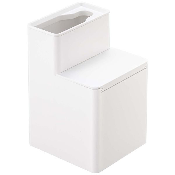 tower 替えブラシ収納付き流せるトイレブラシスタンド タワー ホワイト