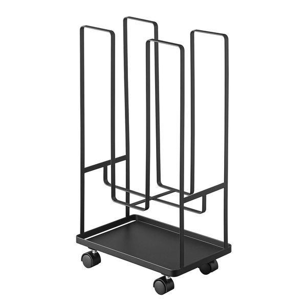 【販売終了】tower トレー付きダンボールストッカー タワー ブラック