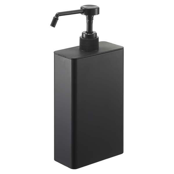 【販売終了】tower アルコール除菌スプレーボトル スクエア タワー スリム ブラック