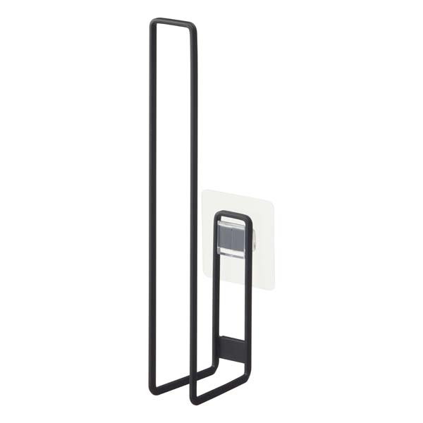 【在庫限定】tower フィルムフックトイレットペーパーホルダー タワー ブラック