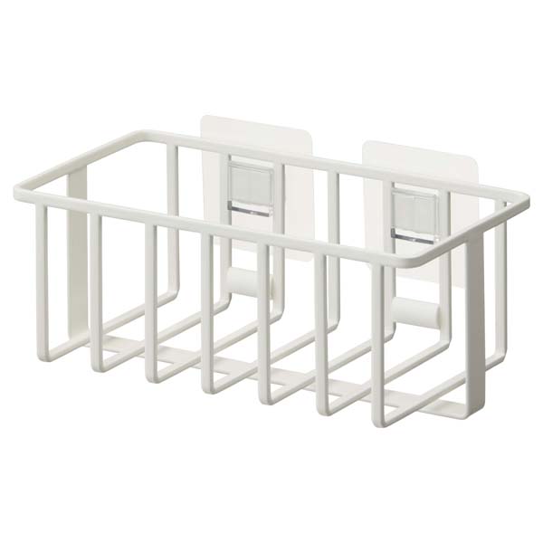 【在庫限定】tower フィルムフックトイレ用品収納ラック タワー ホワイト