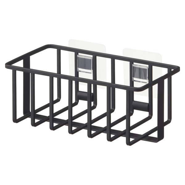 【在庫限定】tower フィルムフックトイレ用品収納ラック タワー ブラック
