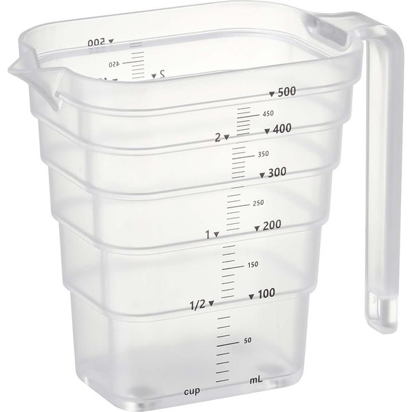 tower マグネット段々計量カップ タワー 500ml ホワイト