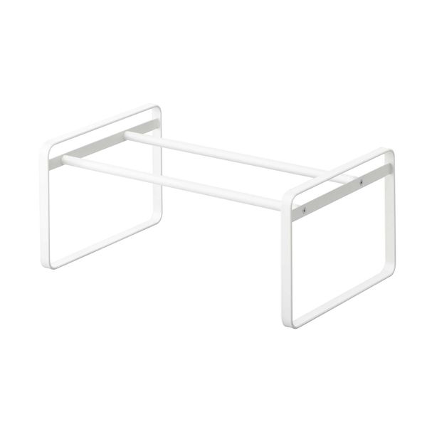 【T】frame 伸縮シューズラック フレーム ホワイト