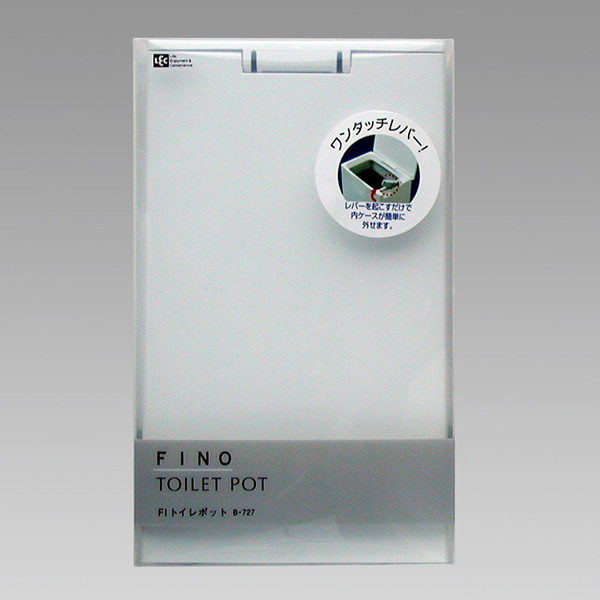 【販売終了】FINO トイレポット ホワイト ※急遽メーカー廃番の為、在庫終了しだい販売終了となります。