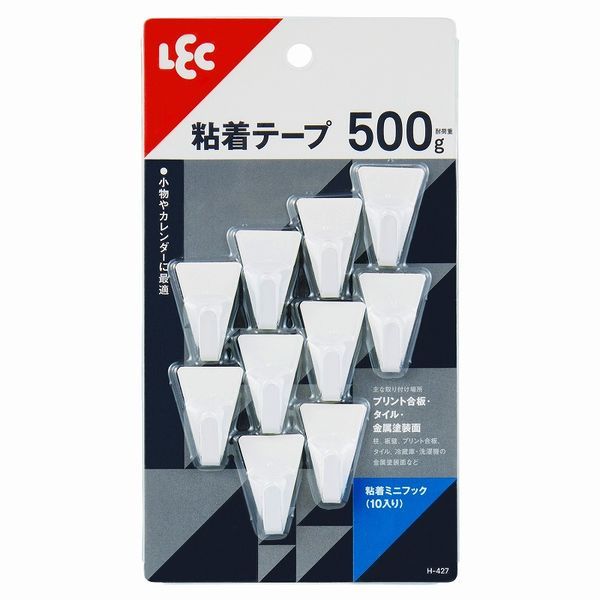 【Ｔ】粘着ミニフック　10入り　