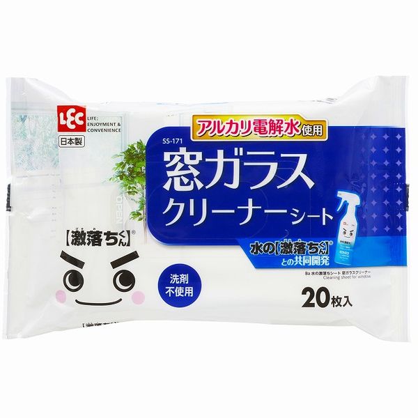 【T】Ba水の激落ちシート窓ガラスクリーナー 20枚入