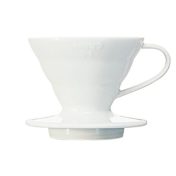 【T】V60透過ドリッパー01セラミック ホワイト ※品薄　メーカー欠品5月中旬